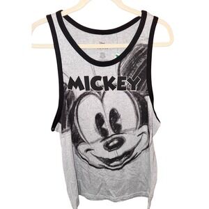 Disney Mickey Mouse Tank Top XXL Mens‎ Graphic Sleeveless Shirt